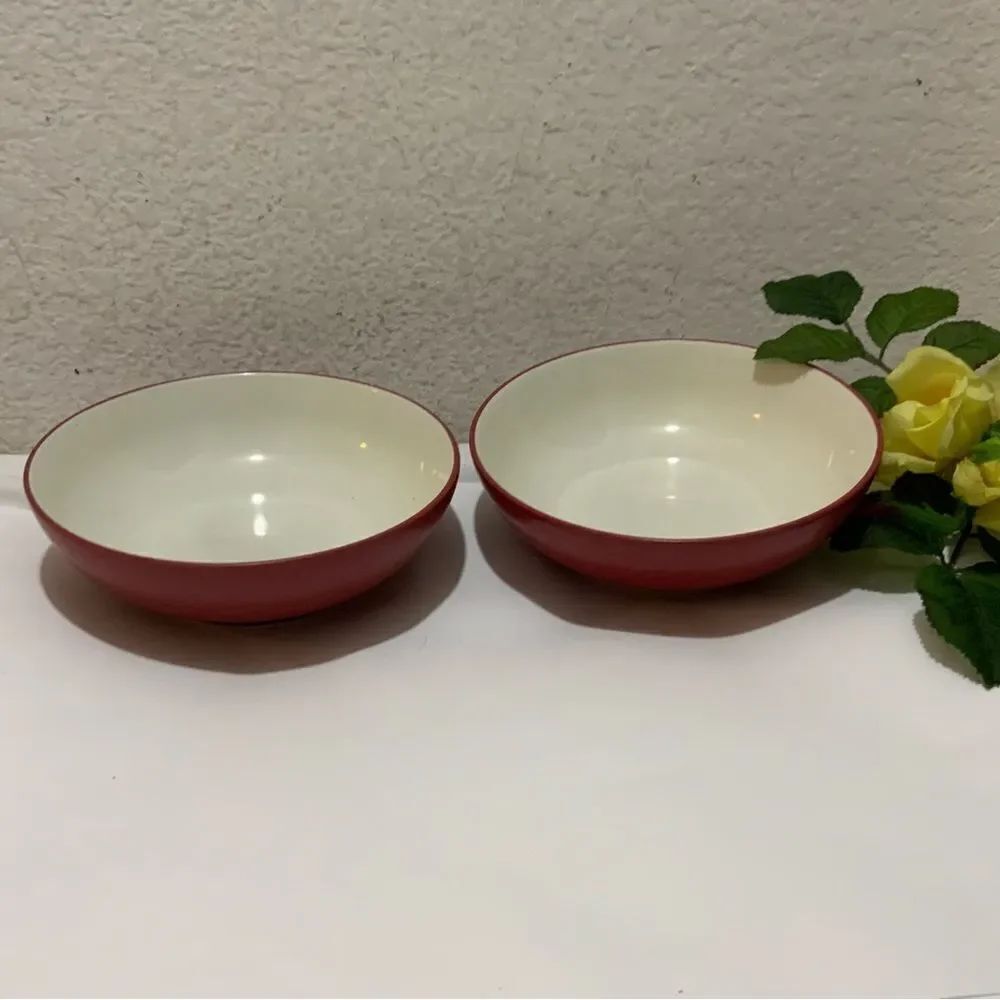 Noritake Stoneware Colorwave Raspberry Soup Cereal Bowls Set Of 2 G3